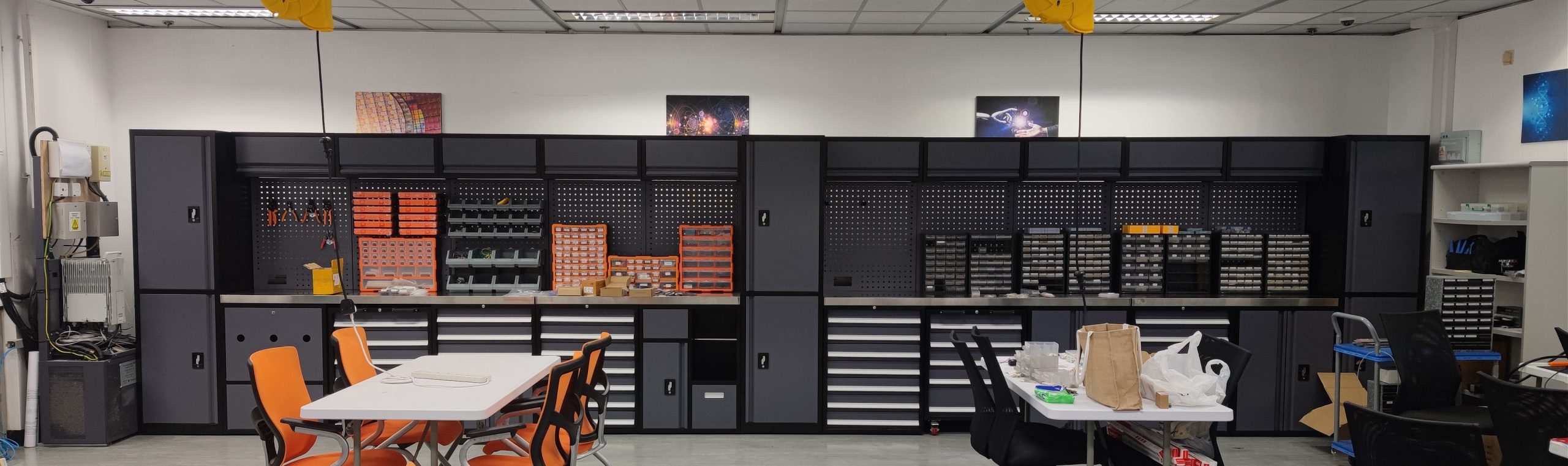 Wide view of the MakerSpace facilities